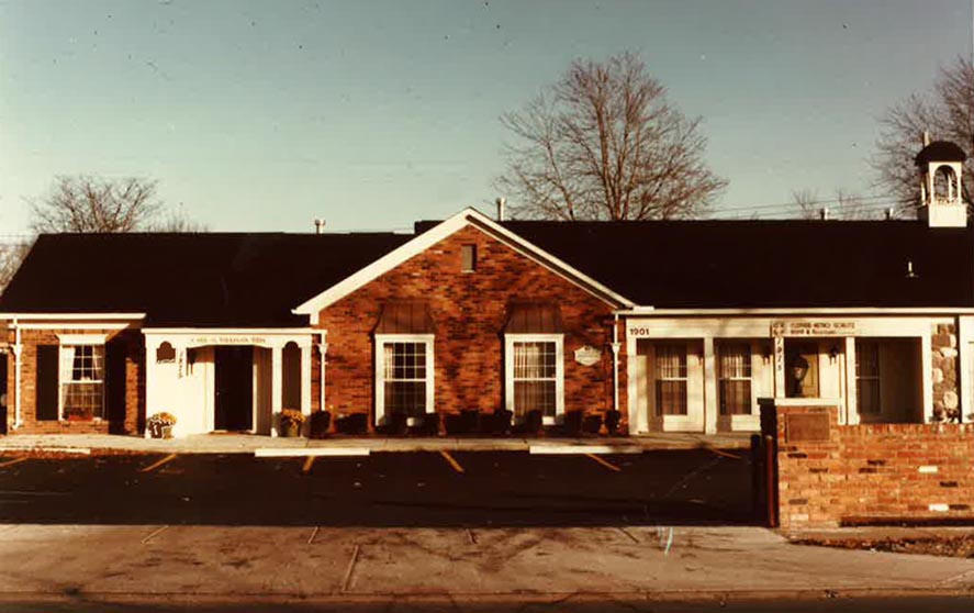 Birmingham Terrace office space for lease under construction in 1976